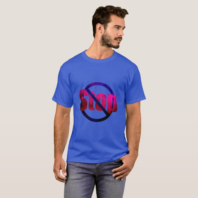 Detener la camiseta (Anverso completo)