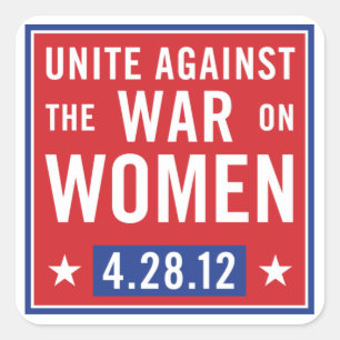 Detener La Guerra Contra Las Mujeres Pegatinas