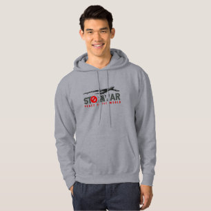 Detener La Guerra (Modo claro) Sudadera con capu