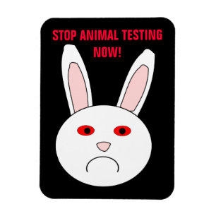 Detener la prueba de animales ahora imán premium
