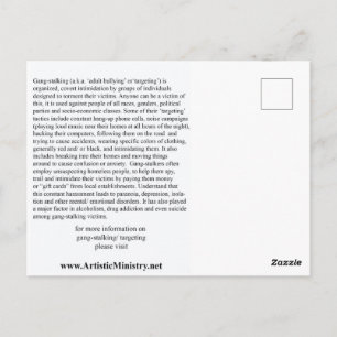 Detener la tarjeta postal de marcado