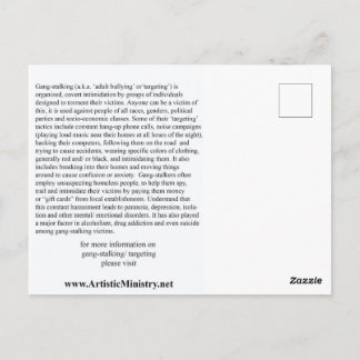 Detener la tarjeta postal de marcado