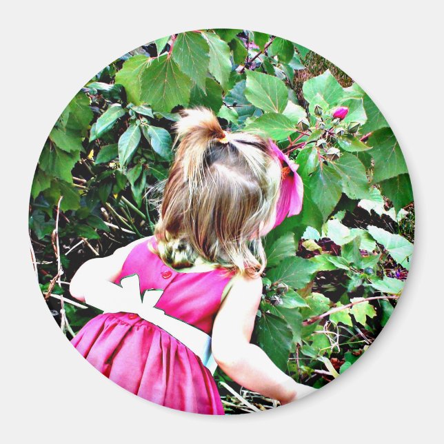 Detener y oler el imán fotográfico Rosas (Frente)