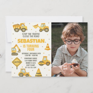 ¡Detengan el tráfico! Invitación de cumpleaños de 