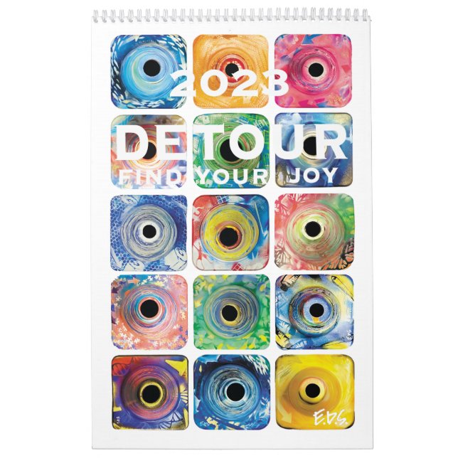 DETOUR 2023 Calendario de arte y gratitud (Tapa)