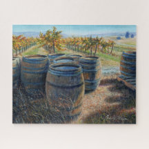 "Detrás de la Sala De Degustación" Rompecabezas De