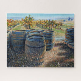 "Detrás de la Sala De Degustación" Rompecabezas De