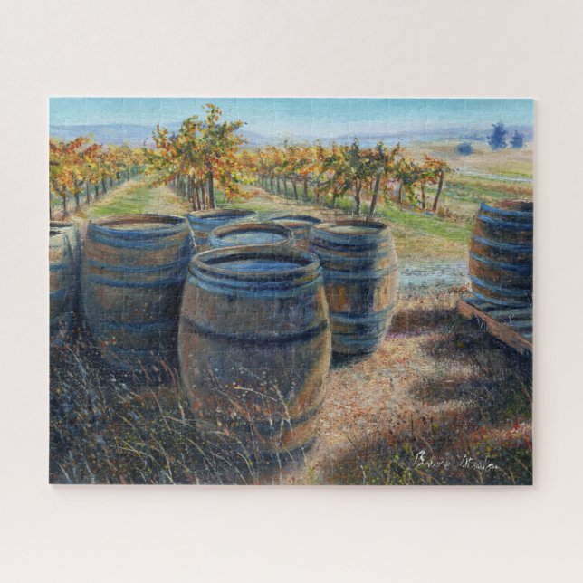 "Detrás de la Sala De Degustación" Rompecabezas De (Horizontal)