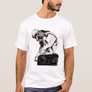 Detrás en la camiseta del día