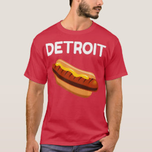 Detroit Camisa de la ciudad del Hot dog camisa imp