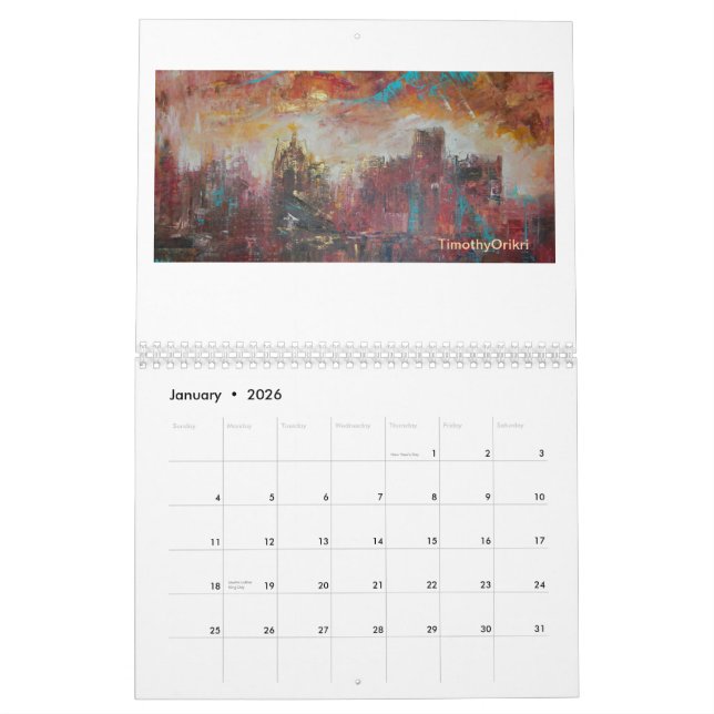 "Detroit en mi calendario de la mente" 2015 (Jan 2026)