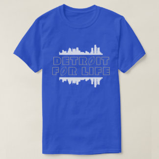 Detroit for Life - Camiseta plateada de fútbol
