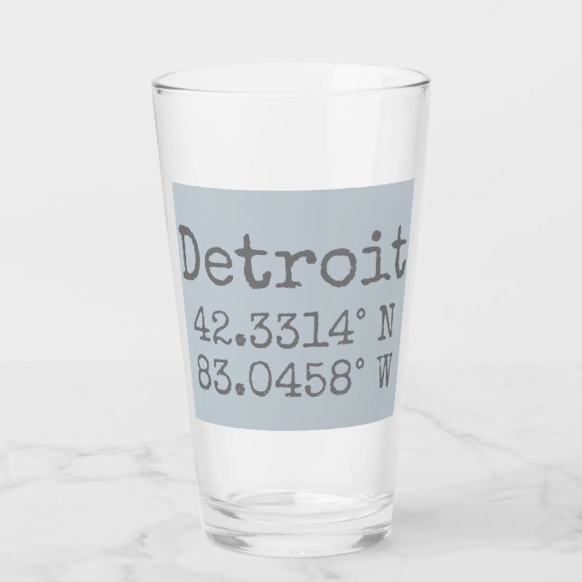 Detroit Latitude Longitud (Anverso)