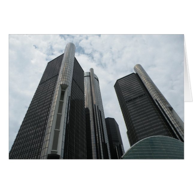 Detroit, Michigan, tarjeta (Anverso (Horizontal))