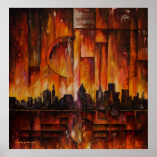 Detroit-Motown Massive - Impresión de lienzo