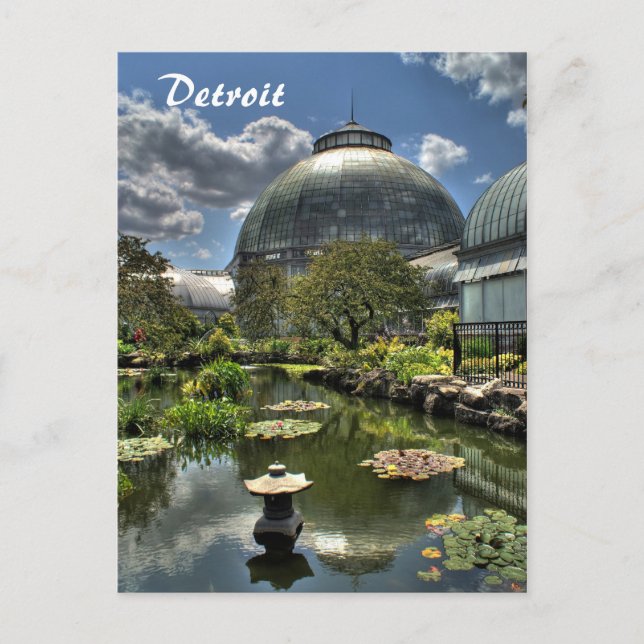Detroit - Tarjeta postal Belle Isle (Anverso)