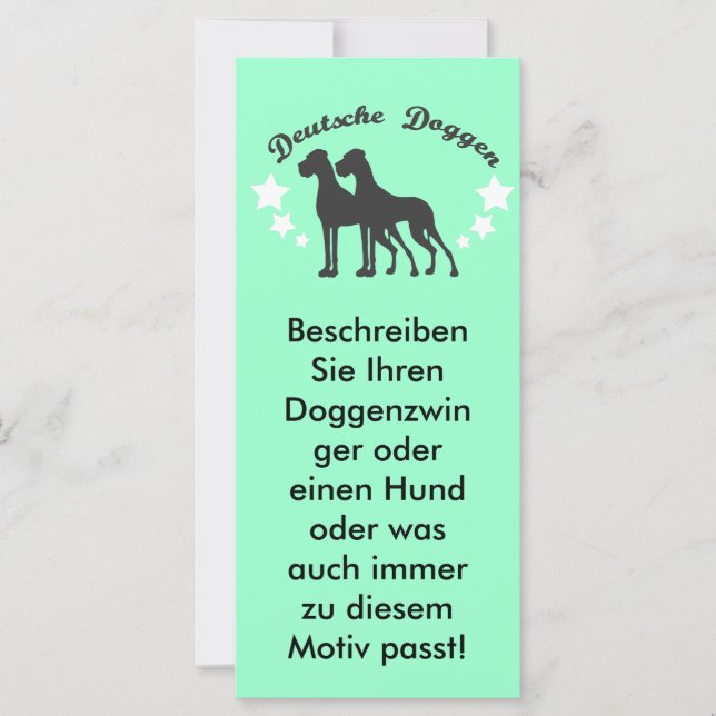 Deutsche Doggen (Anverso)
