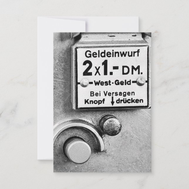 Deutsche Mark Einwurf Vintage (Anverso)