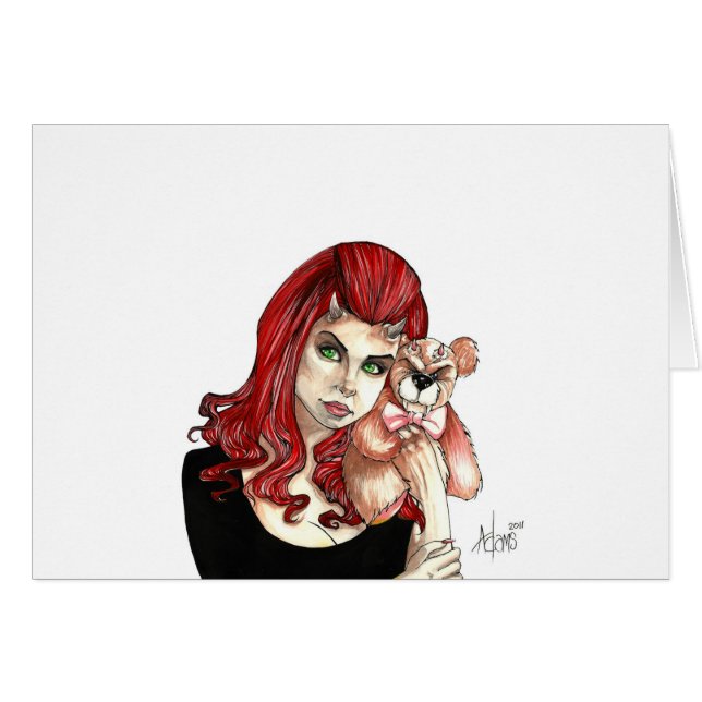 DevilGirl y su peluche (Anverso (Horizontal))