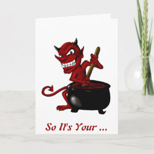 ¡Devils Brew! - Tarjeta de cumpleaños