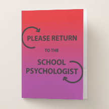 Devolver carpeta de bolsillo - Rojo