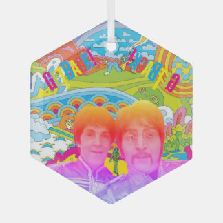 ¡Devolver! Ornamento de vidrio®