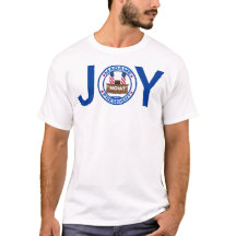 Devolviendo la camiseta de los hombres JOY (unisex