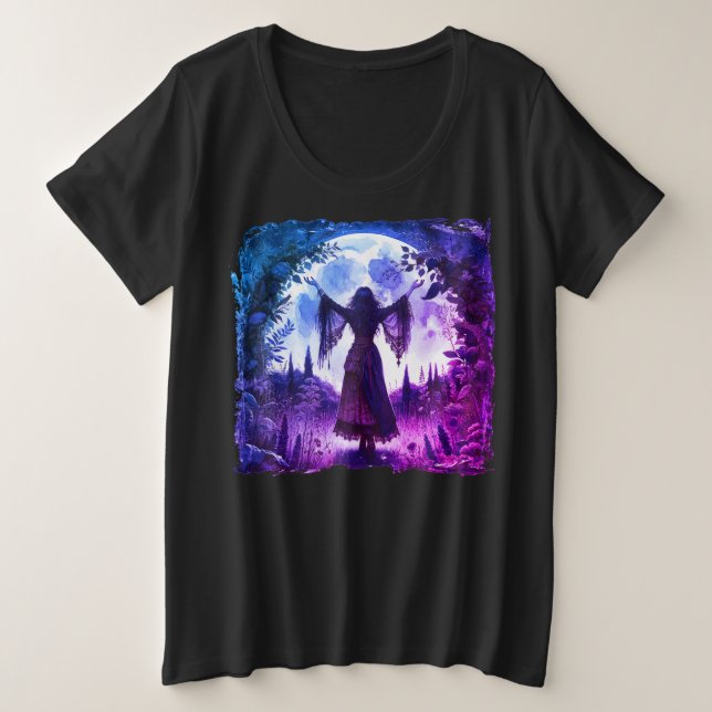 Devolviendo la cita de la luna de la bruja (Anverso del diseño)