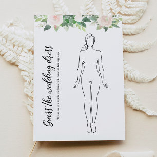 DEVON Adivina la tarjeta de juego Vestir ducha de 