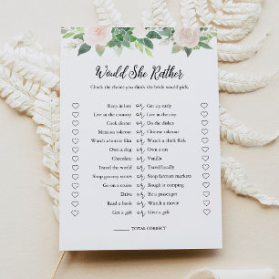 DEVON Prefiere Tarjeta De Juego De Ducha De Novias