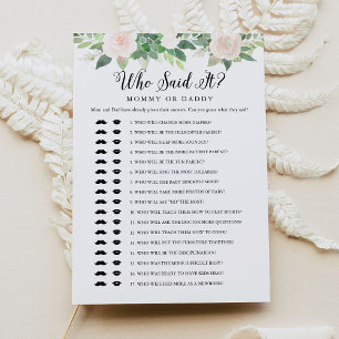 DEVON Quién Lo Dijo Mamá Papi Tarjeta De Juego Par