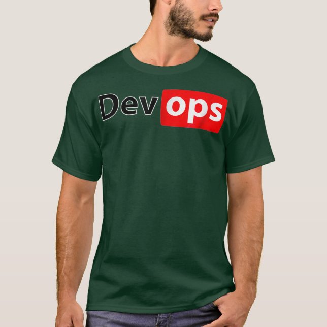 Devops divertidas computadoras camiseta de geek (Anverso)