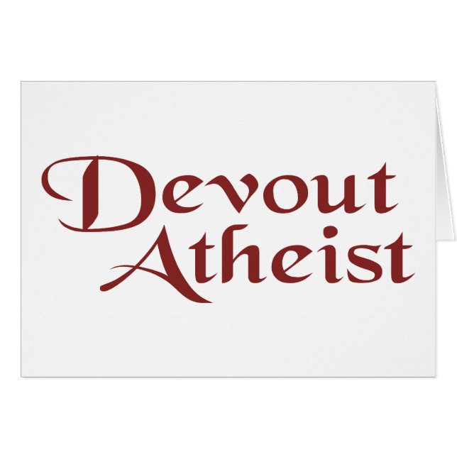 Devout Atheist (Anverso (Horizontal))