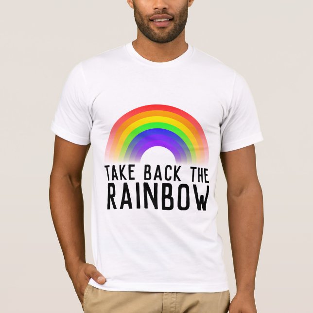 DEVUELVE LOS Tejidos DE Camisetas DE RAINBOW (Anverso)