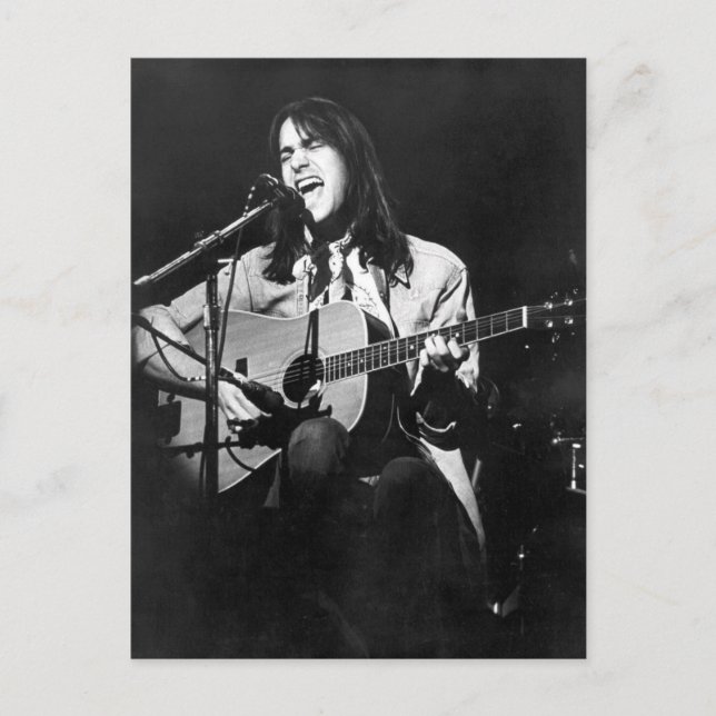 DF en la postal 1974 del concierto (Anverso)