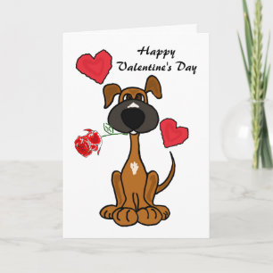 DF- Tarjeta de Día de San Valentín de porcino y pu