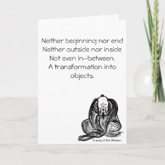 Dharmas de la tarjeta de felicitación de la mente