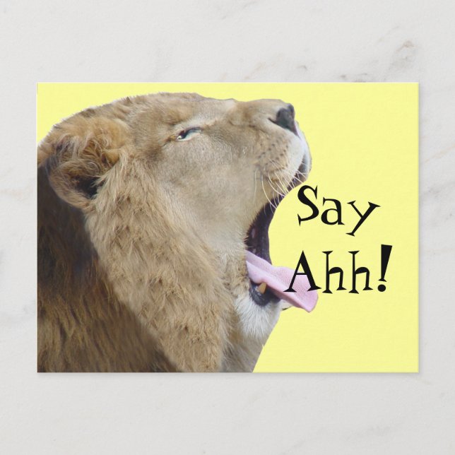 ¡Di Ahh! Postales para pacientes (Anverso)