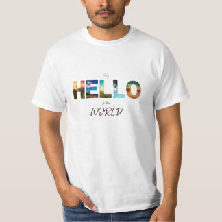 Di HOLA a la camiseta de amor de viajes