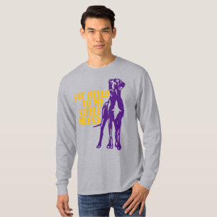 Di hola a la camiseta de mi pequeño amigo