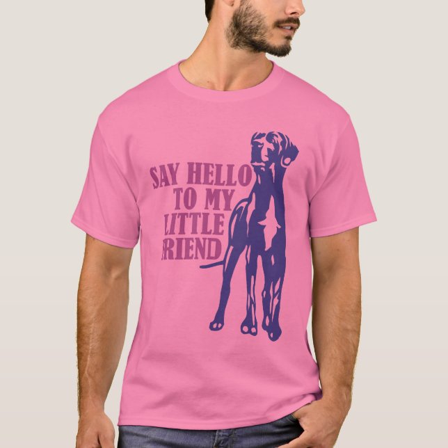 Di Hola A Mi Pequeño Amigo Camiseta (Anverso)