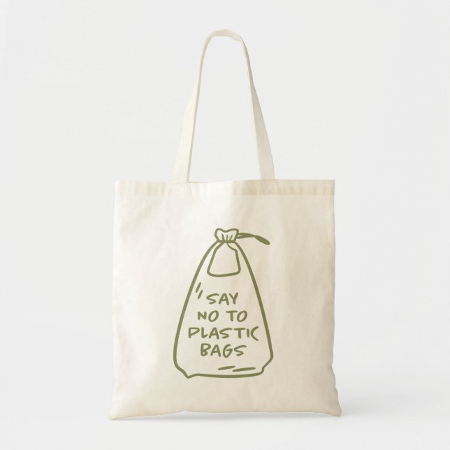 Di no a las bolsas de plástico gratis (Frente)