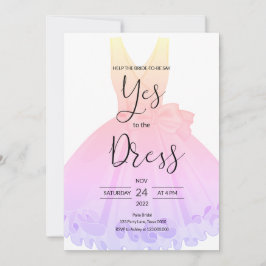 Di Sí A La Invitación Del Vestido