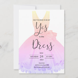 Di Sí A La Invitación Del Vestido