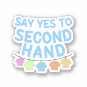 Di sí al Pegatina de Segunda Mano