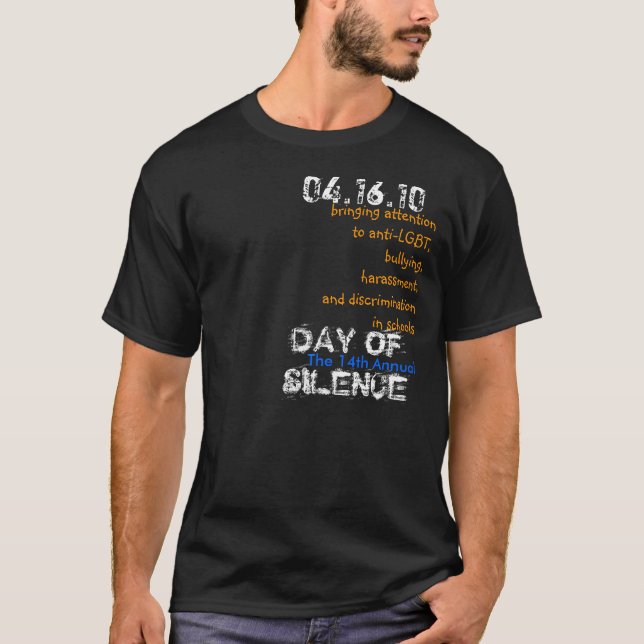 Día 2010 de camisa del silencio (Anverso)