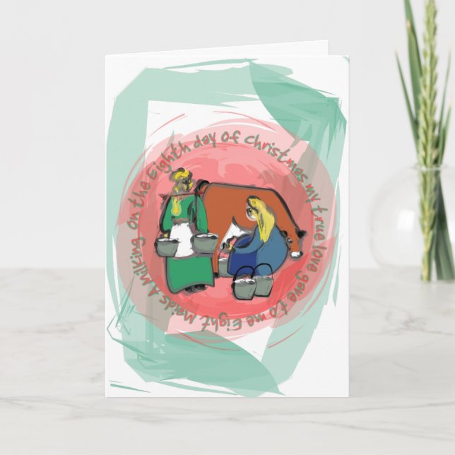 Día 8 - 12 días de tarjetas de Navidad (Anverso)