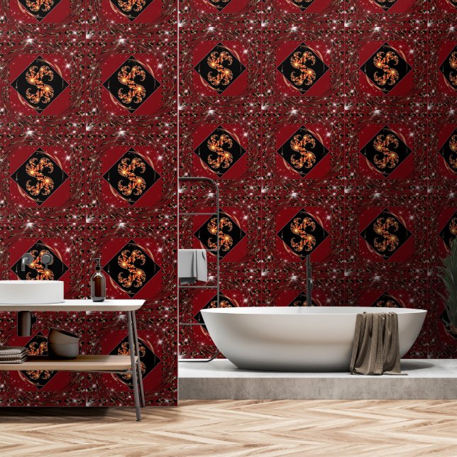 "Día Agradable" Papel Pintado de Lujo: Energía Fra (Baño)