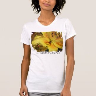 Día Amarillo Lily Boda Flores Camiseta