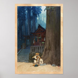 Día brumoso en arte del woodblock de Nikko Hiroshi
